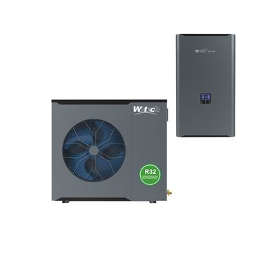 ซื้อ 10kw แยก R32 ยูโรสแตนดาร์ด ปั๊มความร้อน DHW A+++/A++ สําหรับประสิทธิภาพการทําความร้อนน้ําในครัวเรือน การผลิตออนไลน์