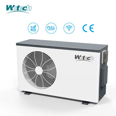 ซื้อ ปั๊มความร้อนสระว่ายน้ําความจุสูง 6kw เครื่องทําความร้อนสระว่ายน้ําที่มีการควบคุมแบบยืดหยุ่นและน้ํา R32 การผลิตออนไลน์