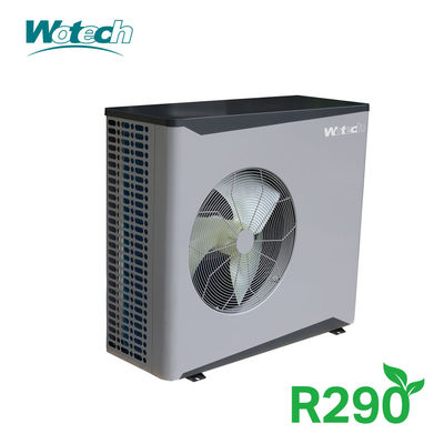 ซื้อ Wotech 220V 15kw ปั๊มความร้อนอากาศสู่น้ํา โมโนบล็อก R290 A / A Euro Standard DHW ปั๊มความร้อน การผลิตออนไลน์