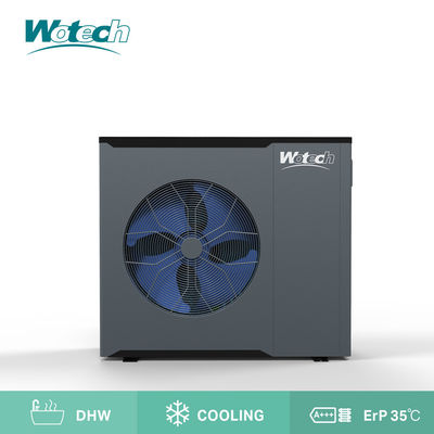 ซื้อ R32 ปั๊มความร้อนจากแหล่งอากาศสําหรับการทําความร้อนและทําความเย็นและ DHW เหล็กเหล็กกระปุก 14kw โมโนบล็อก การผลิตออนไลน์