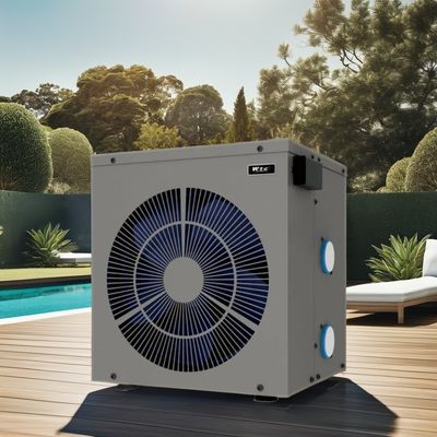 56dB A ระดับเสียง 3KW 50Hz R32 มินิสระว่ายน้ํา ปั๊มความร้อน อินเวอร์เตอร์ เครื่องทําน้ําร้อน