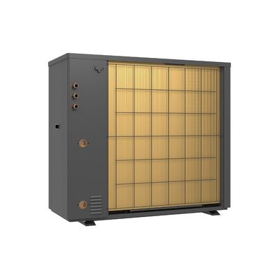 โลหะเหล็กกระปุก 3 ขั้นตอน 16kw Inverter R290 ปั๊มความร้อน monoblock สําหรับพื้นที่เย็น