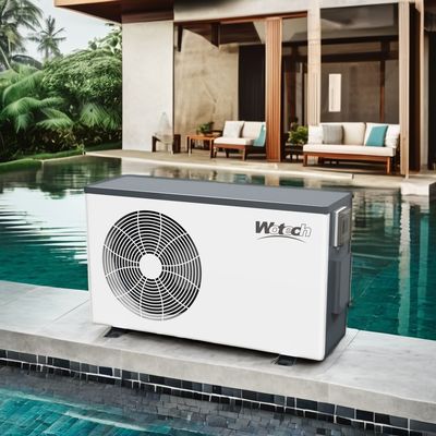 R32 เครื่องทําความเย็น 16.3kw เครื่องทําความร้อนสระว่ายน้ําพกพาสําหรับทําความร้อน สระว่ายน้ําโดยปั๊มความร้อน OEM