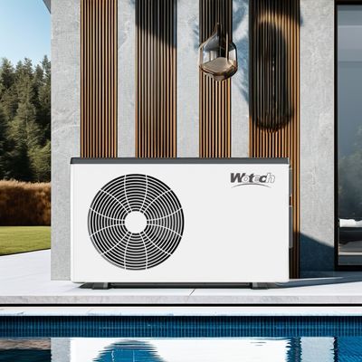 ปั๊มความร้อน 16Kw R32 ปั๊มความร้อนสระว่ายน้ําพกพา สําหรับบ้านโลหะและระดับความดังต่ํา 41-52 DB