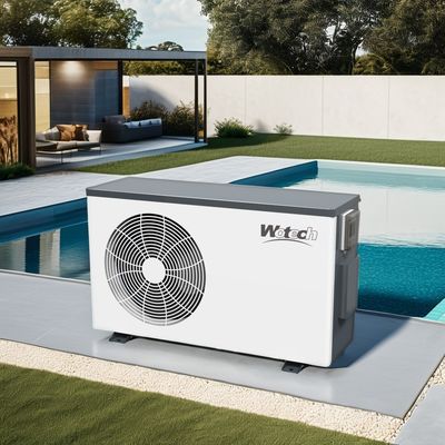 16 Kw โลหะ Casing R32 สระว่ายน้ําปั๊มความร้อนกับ WiFi การควบคุมและยาว