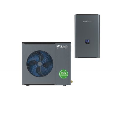 14kw R32 อินเวอร์เตอร์ระยะเดียว แบ่งระบบปั๊มความร้อนสําหรับบ้านแหล่งอากาศ