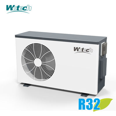 ปั๊มความร้อนสระว่ายน้ํา 10kw R32 ด้วยอัตราการไหลของน้ําสูงและเทคโนโลยี DC อินเวอร์เตอร์