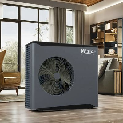 12 kw โมโนบล็อก R290 ปั๊มความร้อนจากอากาศสู่น้ําสําหรับบ้าน รับรอง CE 220V A+++/A++ DC อินเวอร์เตอร์
