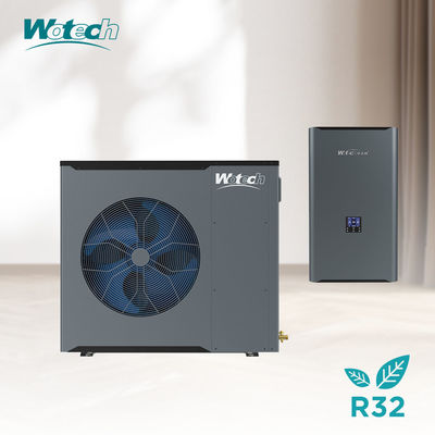 Wotech CE Certificate 8kw R32 Single Phase อินเวอร์เตอร์ แยก Heat Pump สําหรับการทําความร้อนและทําความเย็น
