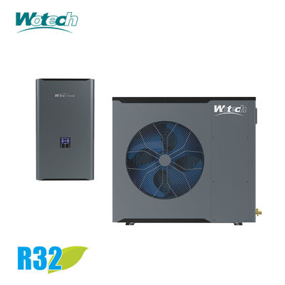 เครื่องปั๊มความร้อนแยกแบบ อินเวอร์เตอร์ Single Phase 10kW R32 ที่ได้รับการรับรองจาก CE สําหรับการทําความร้อนและทําความเย็นแบบ DHW
