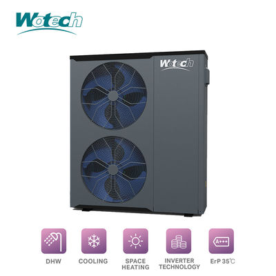 เครื่องทําความอบอุ่นครัวเรือน Wotech 22kw โมโนบล็อก R32 ปั๊มความร้อนจากอากาศสู่น้ํา Euro Standard