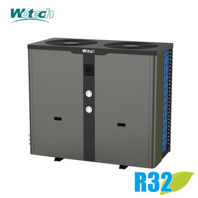 Wotech 55Kw R32 พั๊มความร้อนสระว่ายน้ํา OEM DC On/Off Electric สําหรับโรงแรม