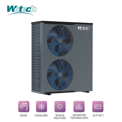 22kw R32 ปั๊มความร้อนจากอากาศสู่ของเหลว ปั๊มความร้อนแบบ โมโนบล็อก อินเวอร์เตอร์ สามเฟส สําหรับการทําความร้อน