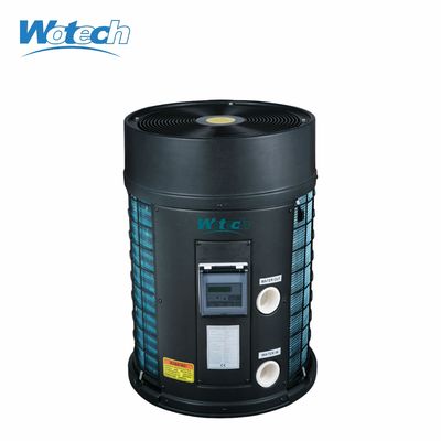 เครื่องปรับความร้อน Rotary Compressor R410A เครื่องปรับความร้อนจากอากาศสู่น้ําสําหรับอาคารพาณิชย์ / ที่อยู่อาศัย เครื่องปรับความร้อนสระว่ายน้ําขนาด 755*258*500mm